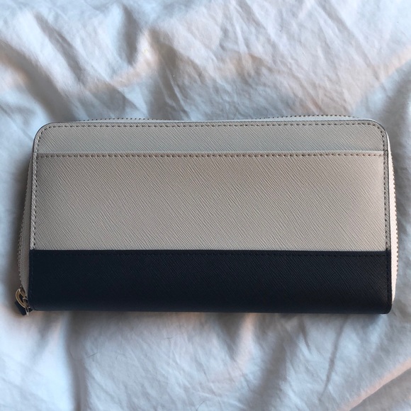 Kate Spade Laurel Way Neda wallet in sftpor/blk - Picture 2 of 6